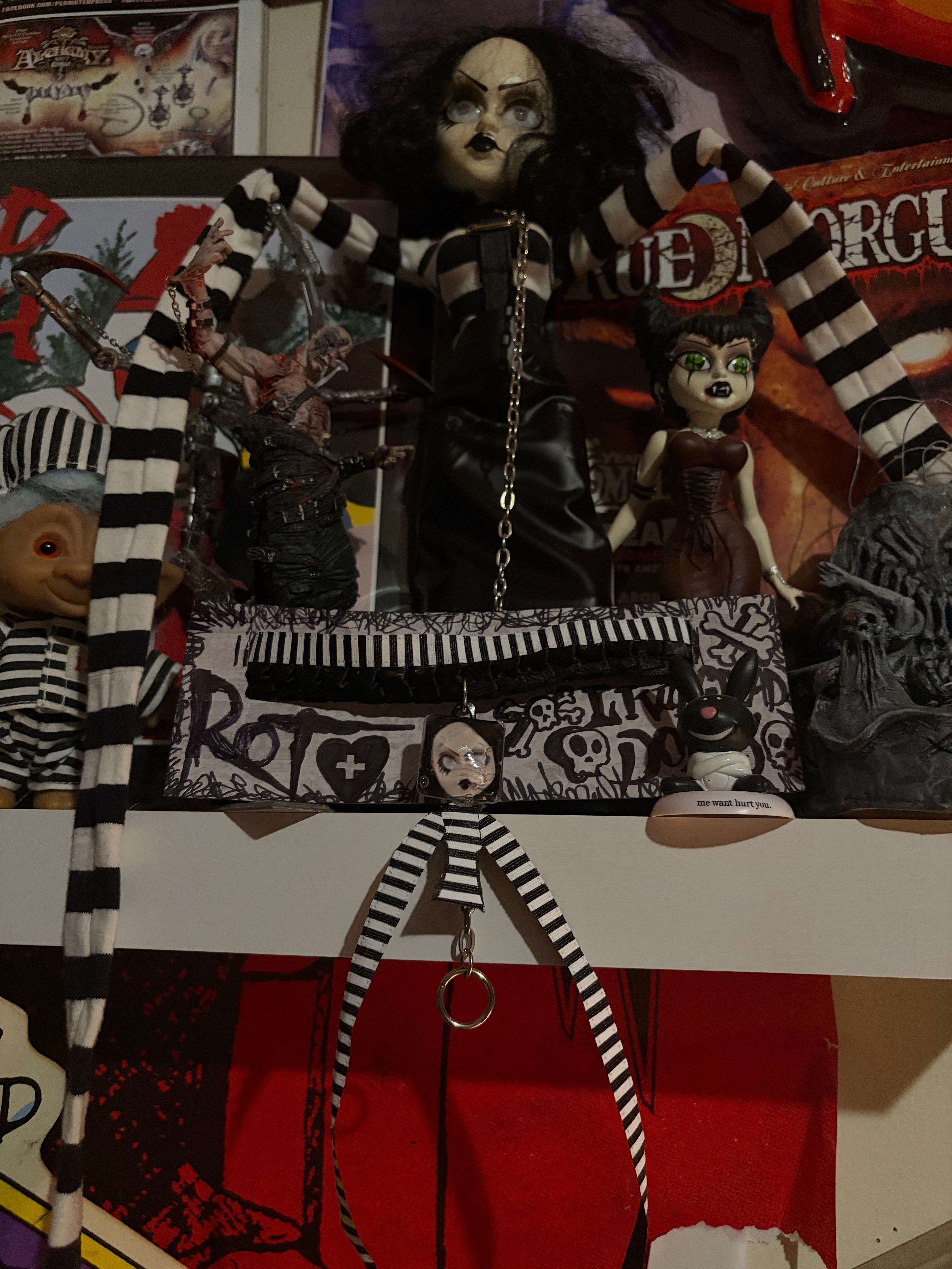 Patient Restraint Choker🤍🖤🤍🖤