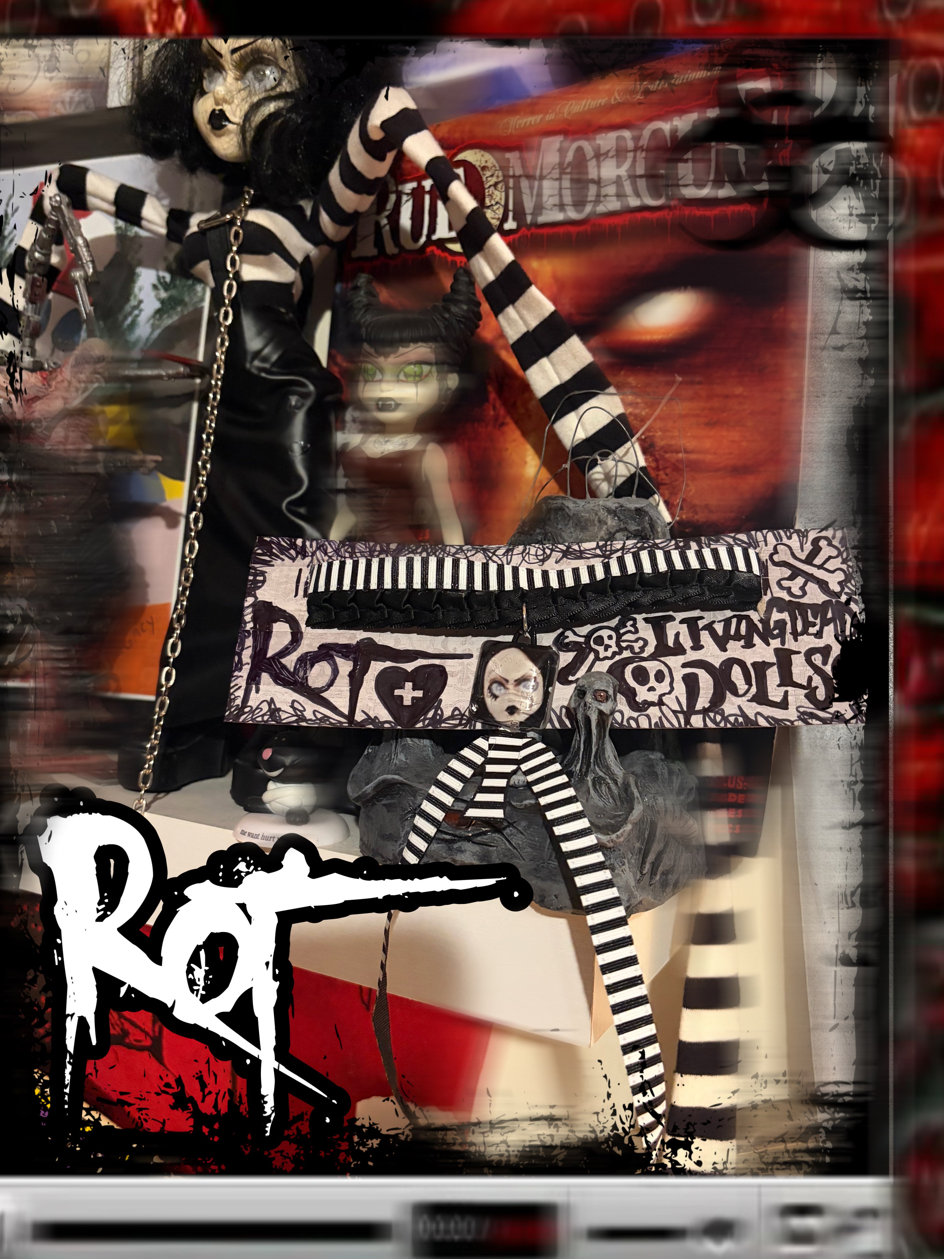 Patient Restraint Choker🤍🖤🤍🖤