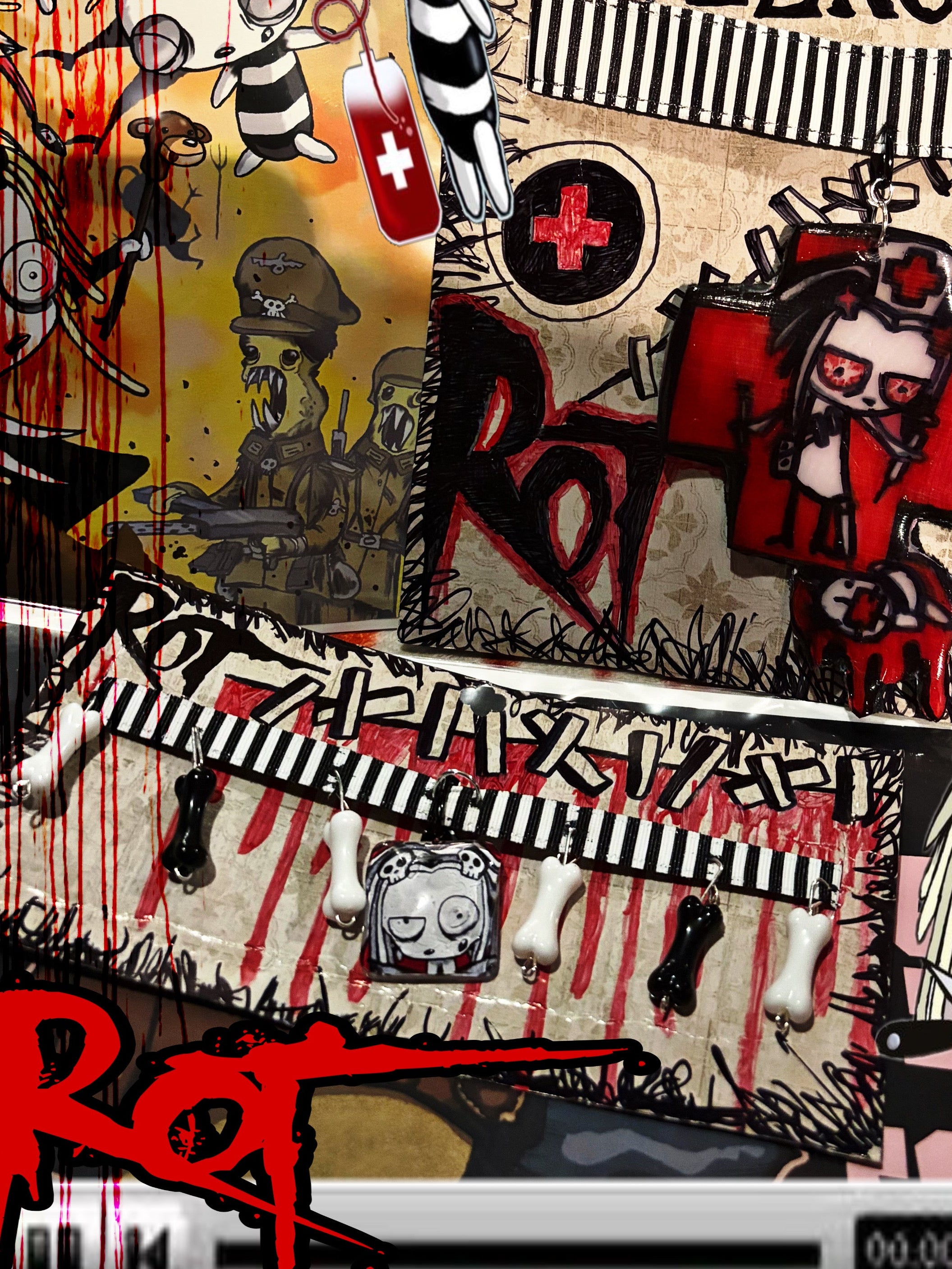 Cute Little Dead Nurse choker🖤🩸